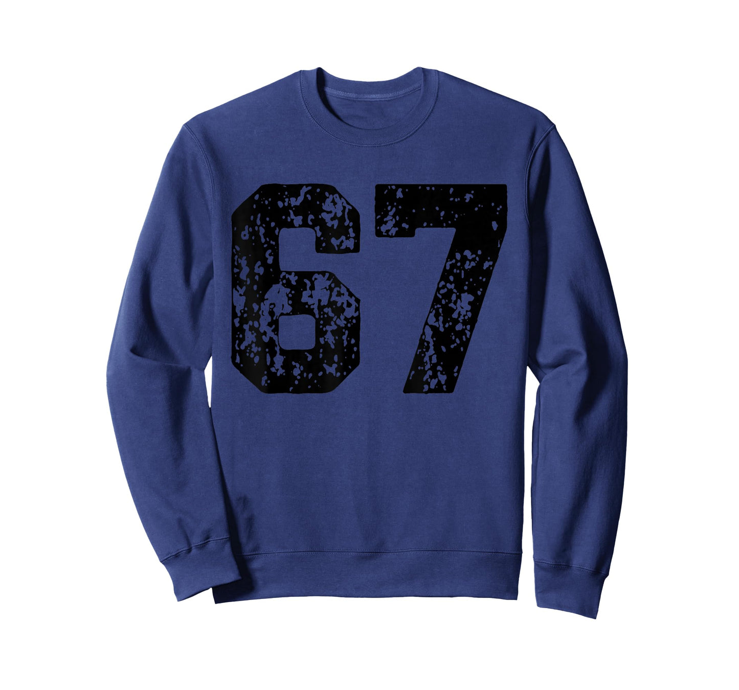 Number 67 Black Best Classic College Style Birthday Funny T-Shirt