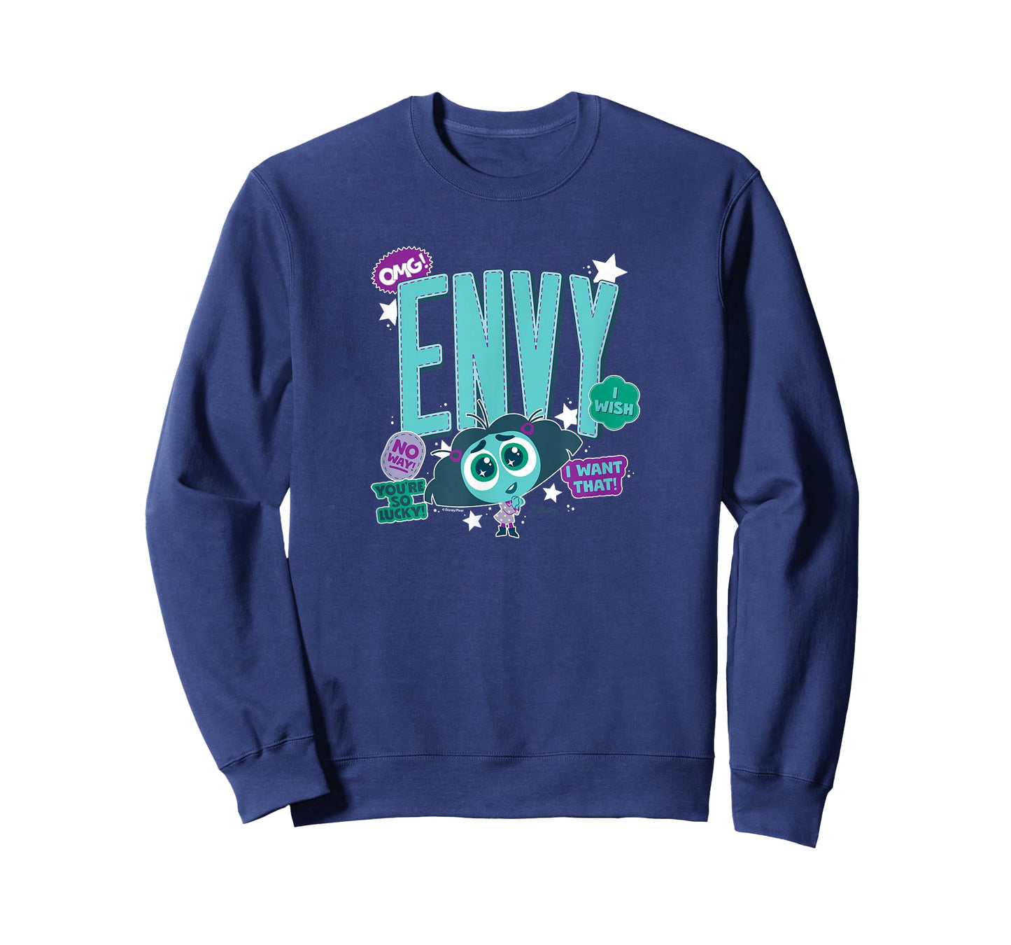 Inside Out 2 - Envy OMG I Want That I Wish No Way T-Shirt