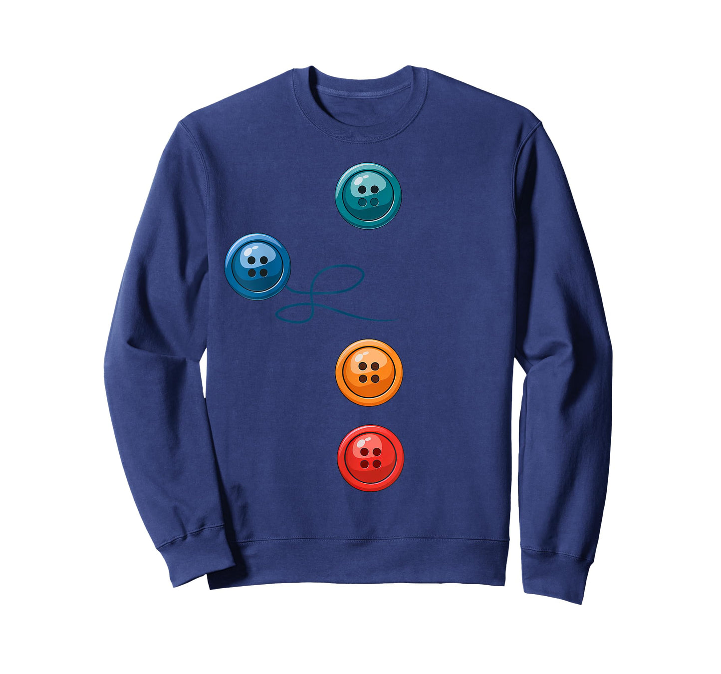 Four Groovy Buttons Blue Cat Funny Halloween Costume Kids T-Shirt