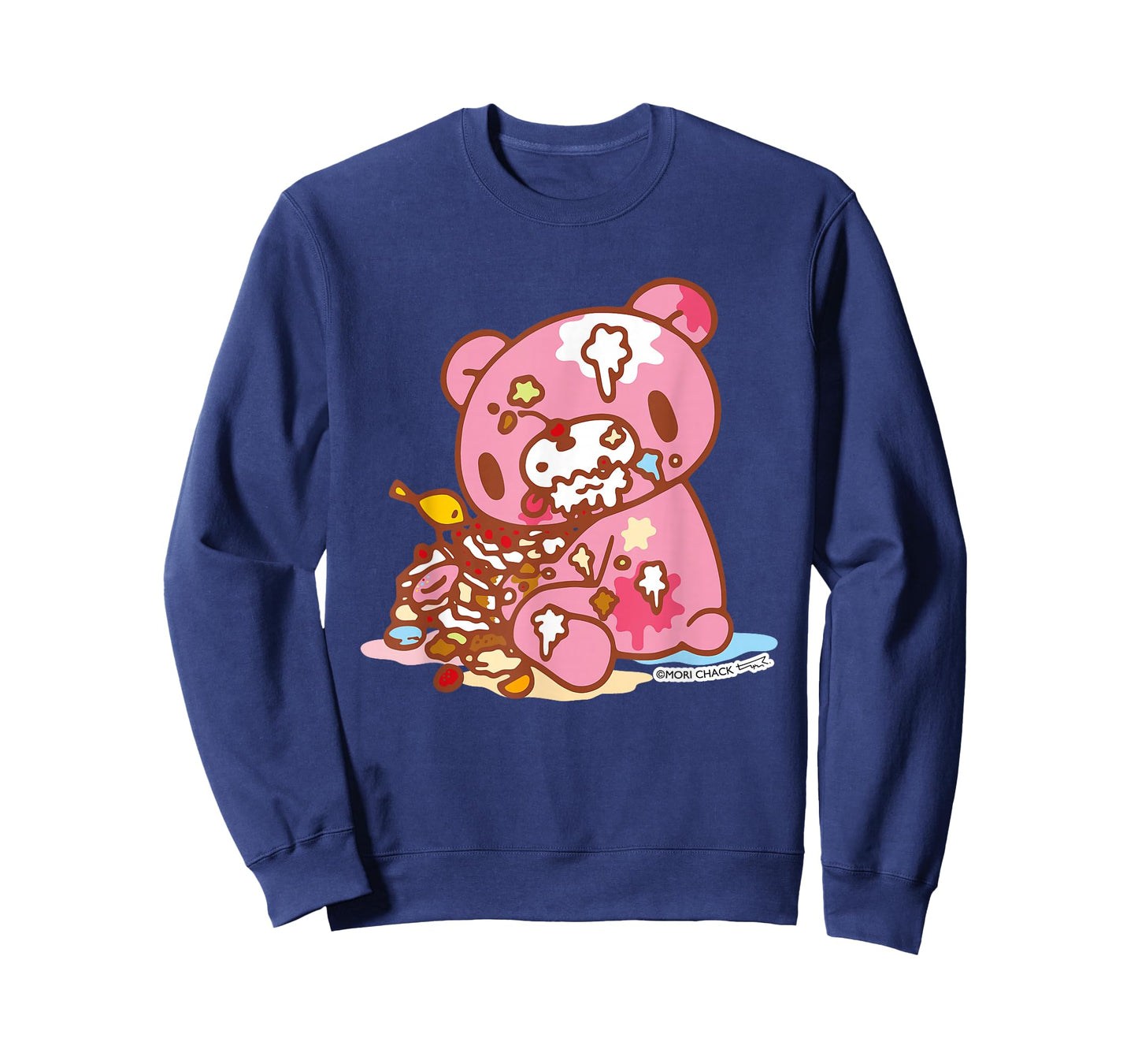 Gloomy Bear The Naughty Grizzly Junk Food Feast Anime T-Shirt