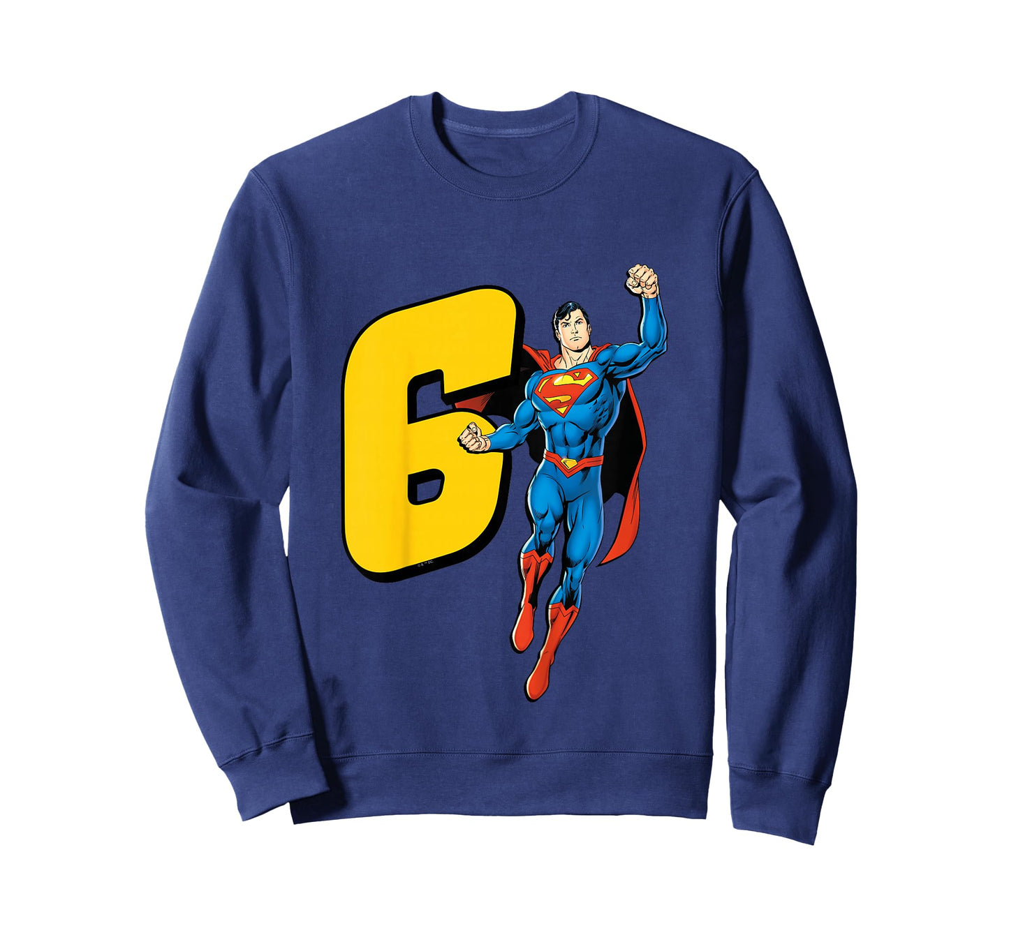 Kids Superman Super Hero 6th Birthday T-Shirt