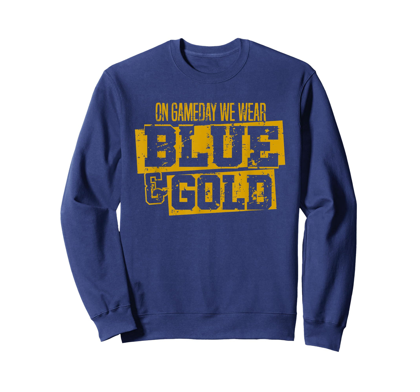 Blue Gold Game Day Group for High School Football Sports T-Shirt