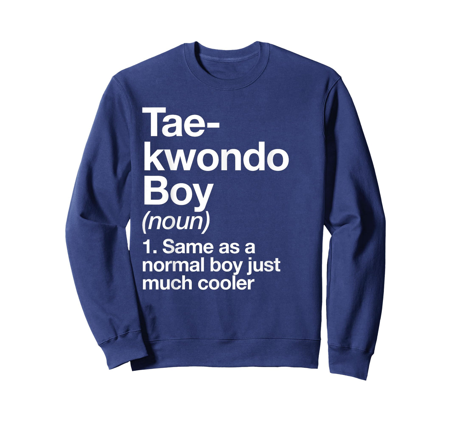 Taekwondo Boy Definition Funny Martial Arts Sports T-Shirt