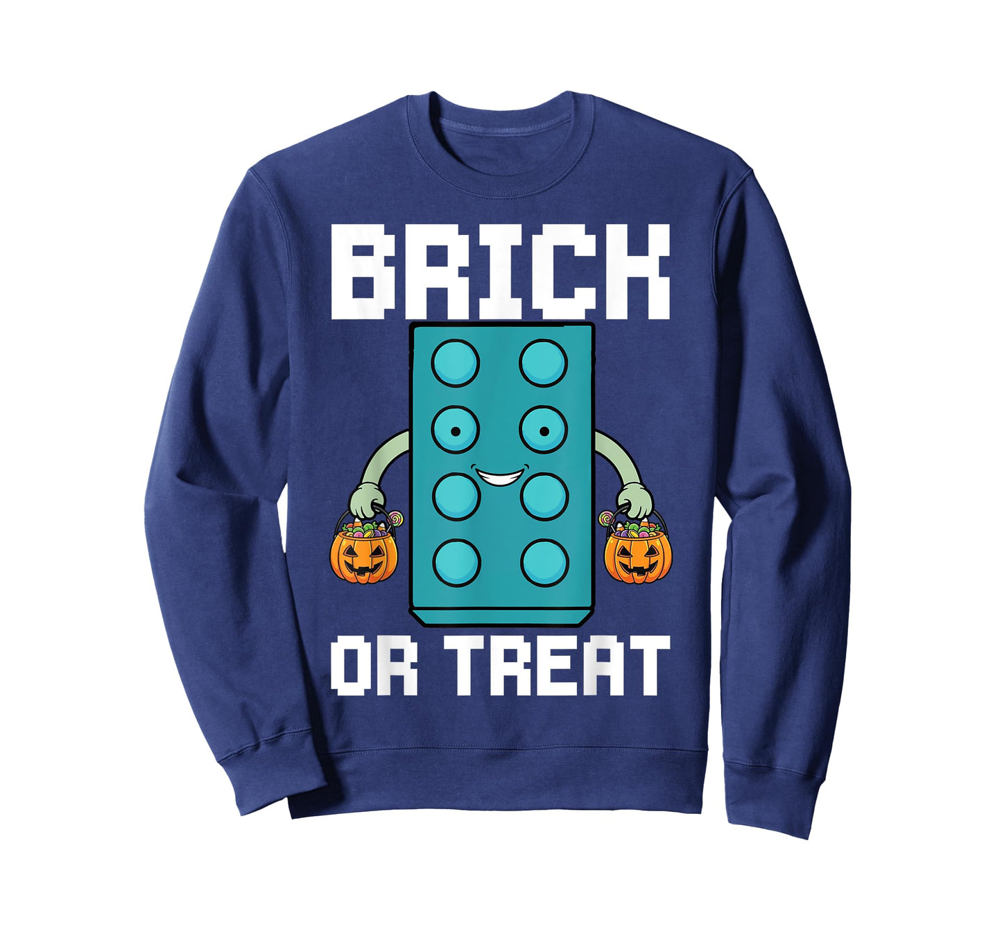 Brick Or Treat Brick Master Builder Toy Block Halloween T-Shirt