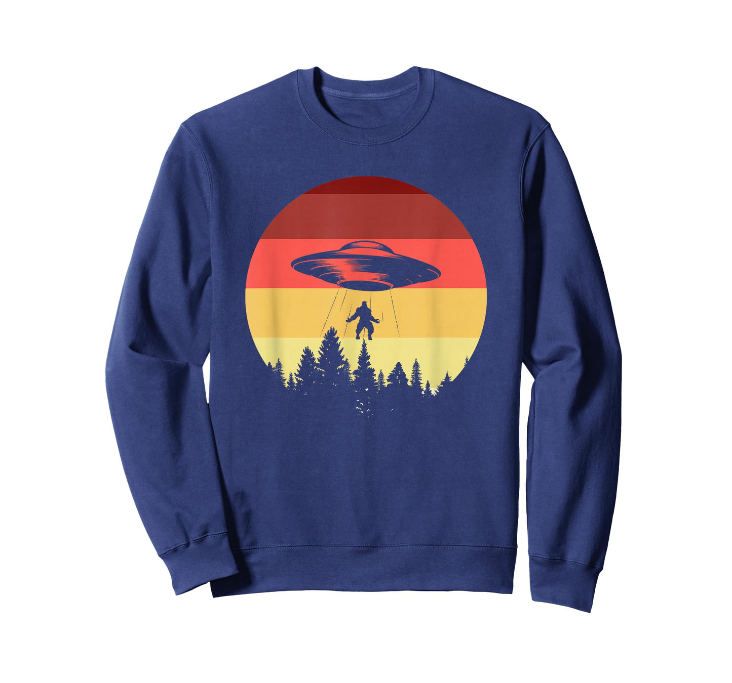 Bigfoot Abducted by Alien UFO Shirt Vintage Bigfoot Alien T-Shirt