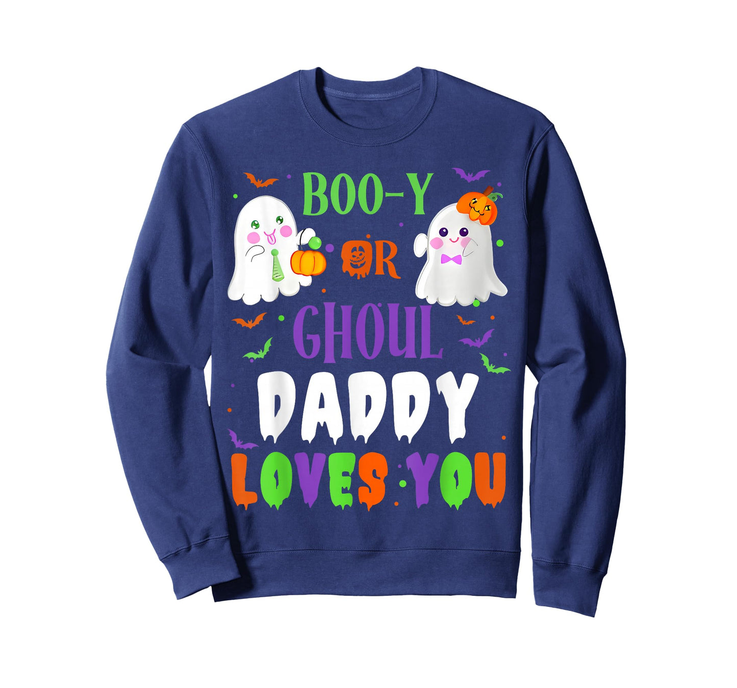 Boo-y Or Ghoul Daddy Loves You Boo Halloween Baby Gender T-Shirt
