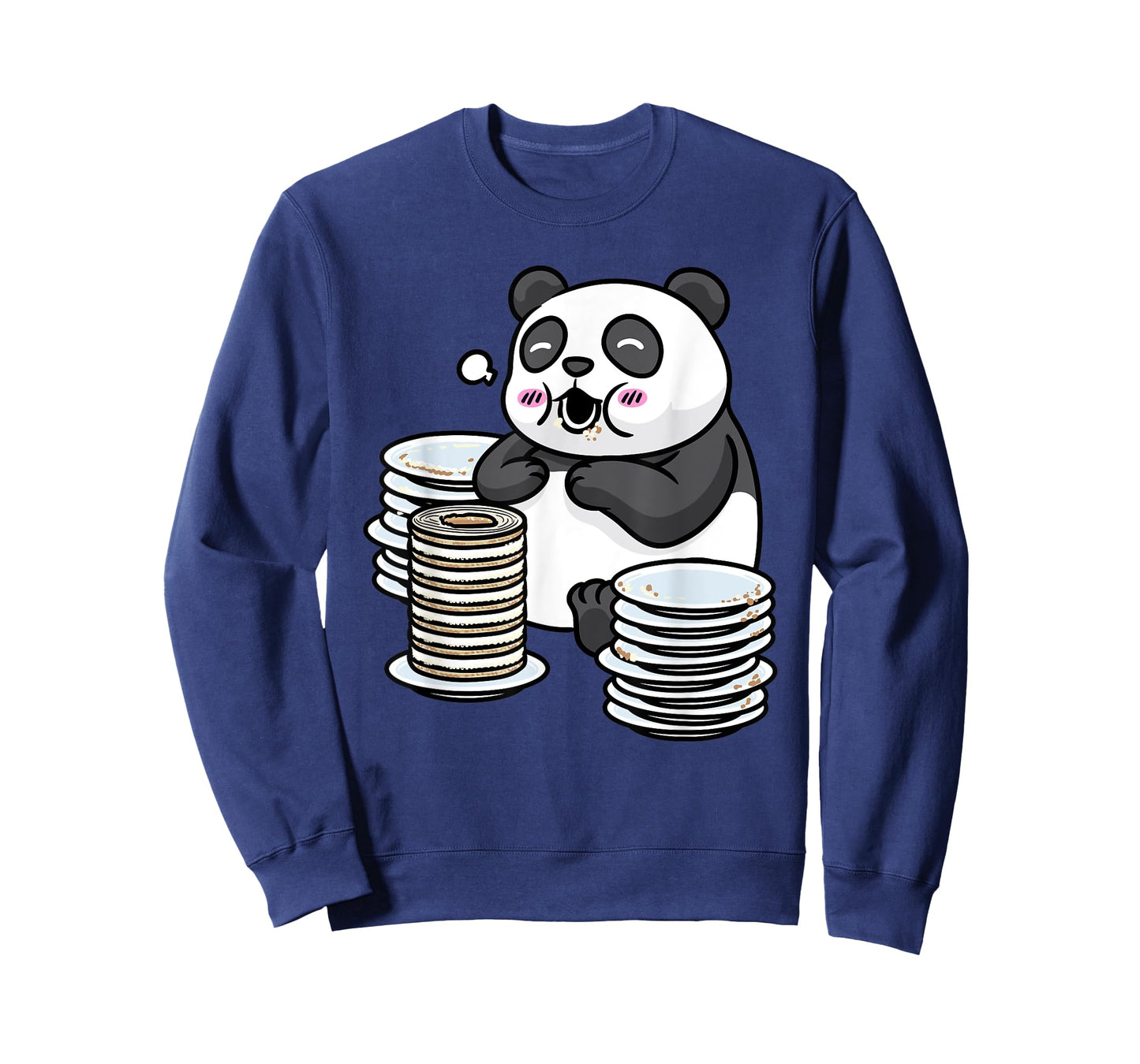 Panda With Baumkuchen Pyramid Cake Otaku Food Lover Anime T-Shirt