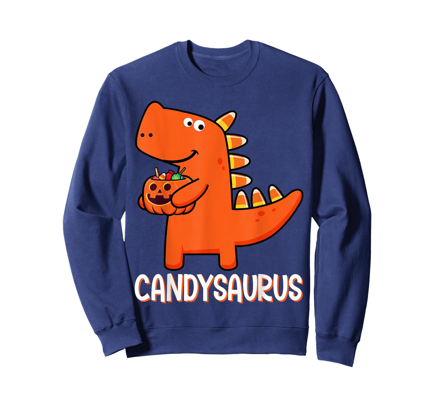 T-Rex Candysaurus Candy Corn Dinosaur Halloween Toddler Kid T-Shirt