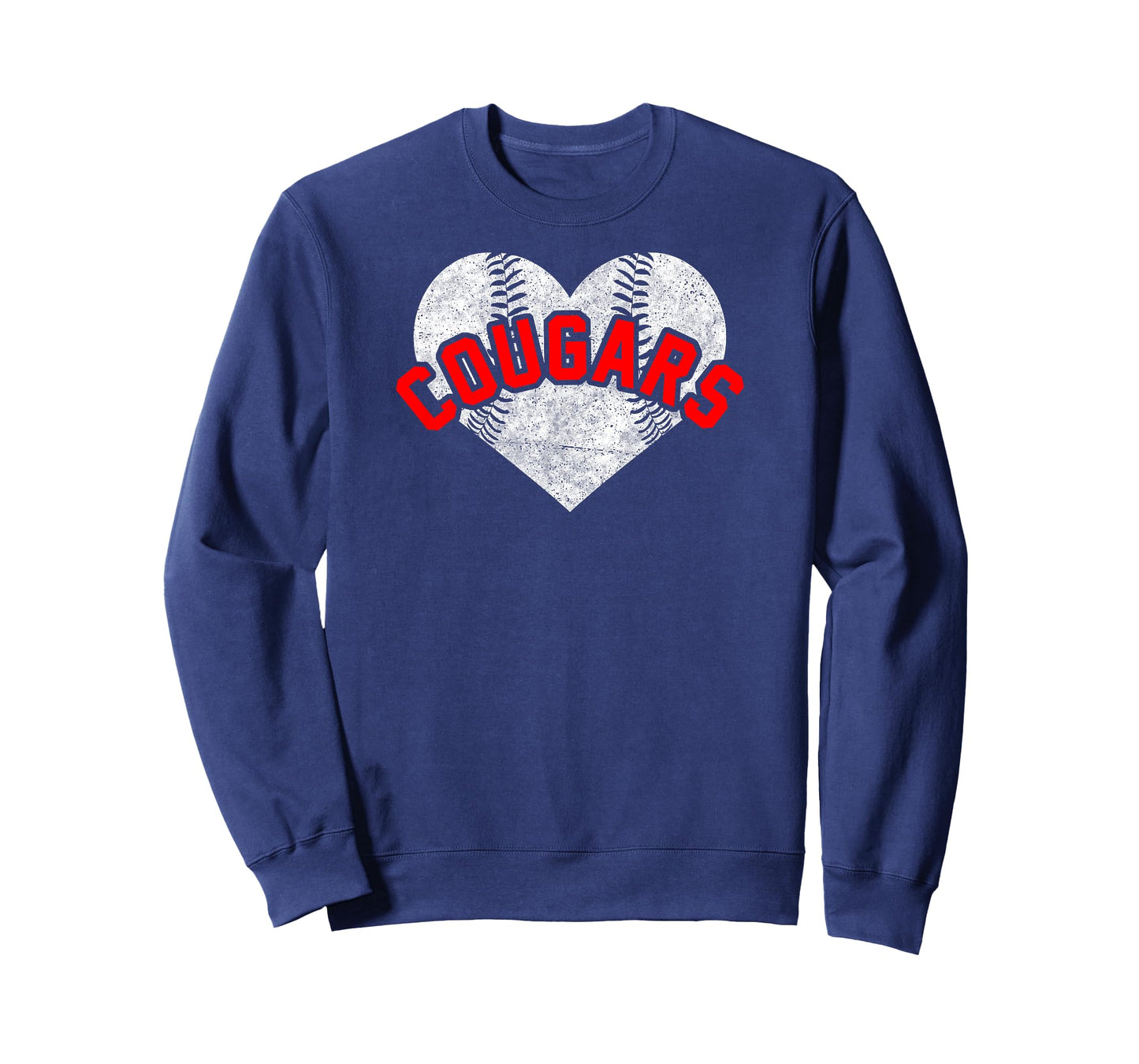 Cougars Baseball Softball Shirt High School Team Mascot Mom T-Shirt