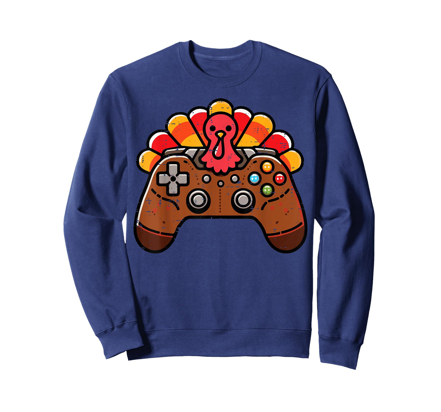 Thanksgiving Turkey Gaming Controller Gamer Boys Kids Men T-Shirt