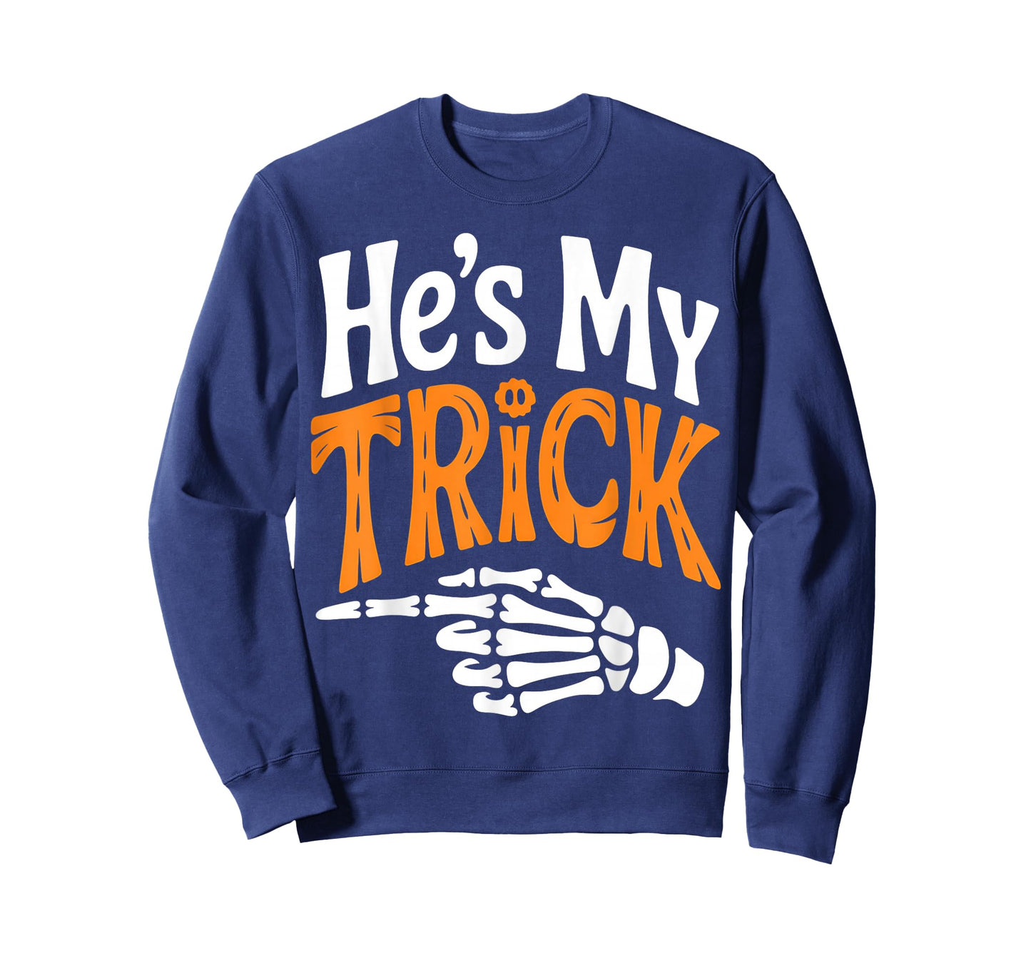 He's My Trick Funny Halloween Matching Couple Girlfriend T-Shirt
