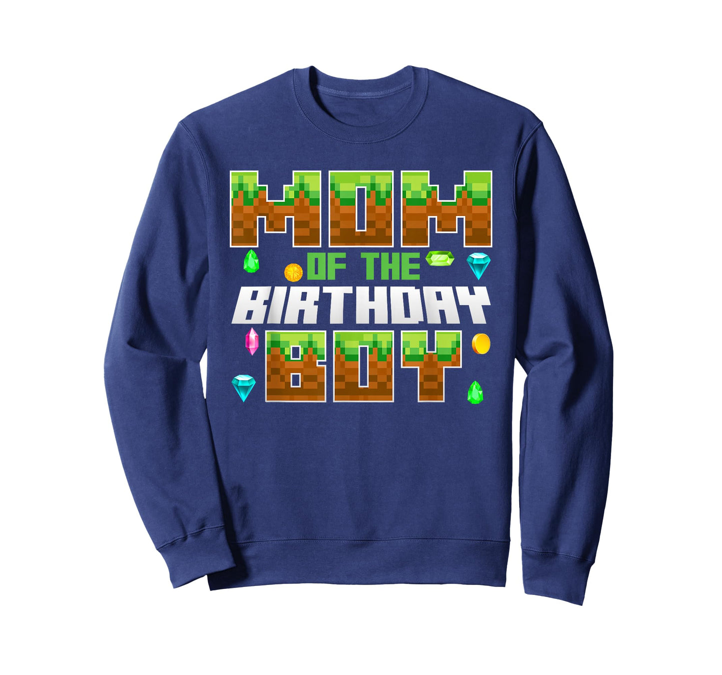 Mom Of The Birthday Boy Video Gamer Pixel Number T-Shirt