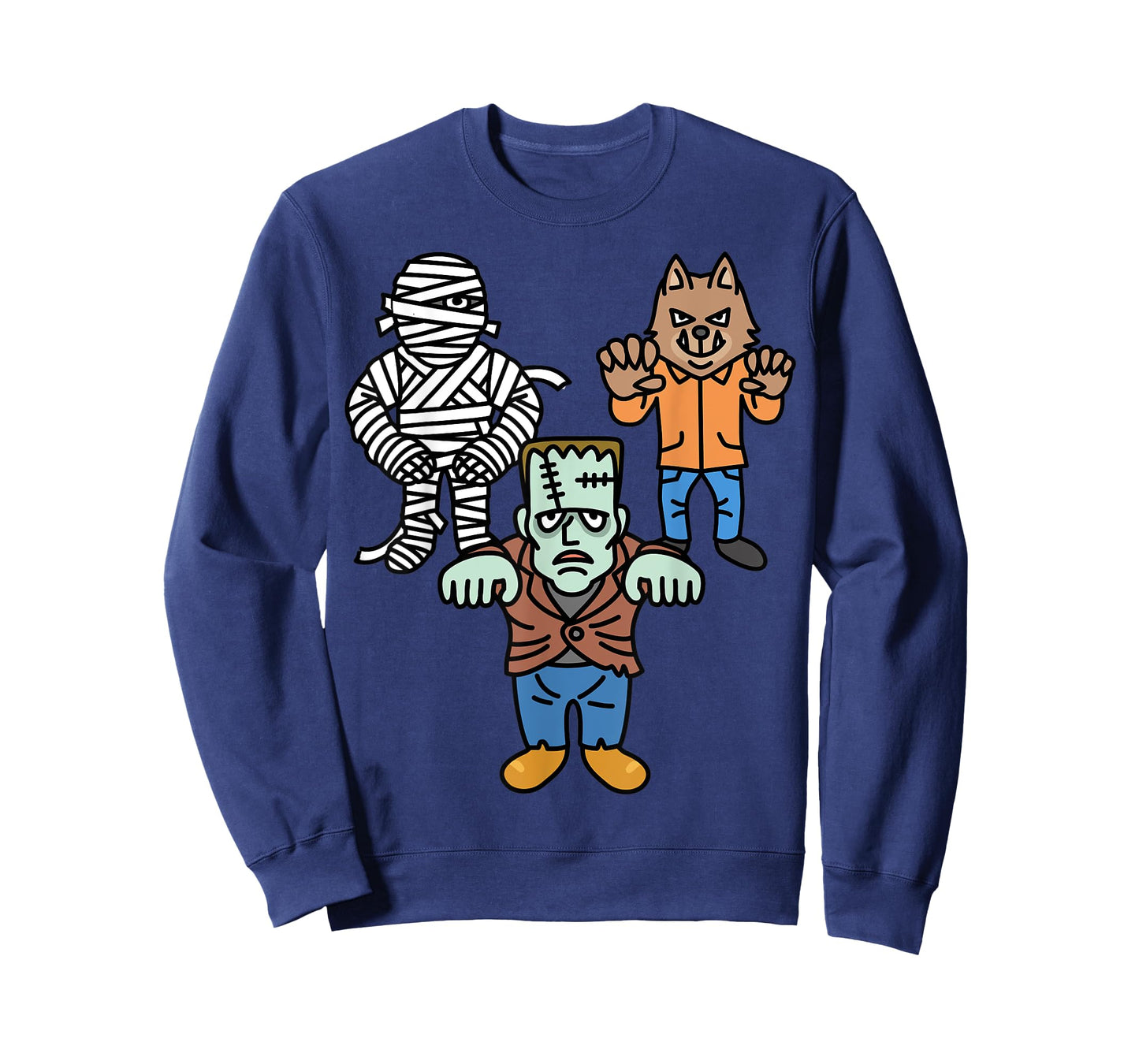 Mens Horror Movie Monster Mummy Vintage Halloween Frankenstein T-Shirt