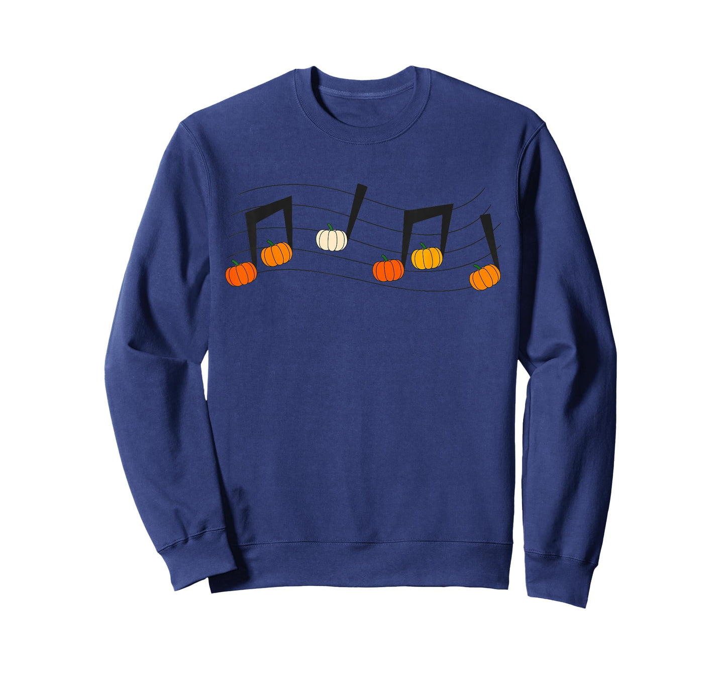 Music Note Pumpkin Fall Music Teacher Halloween Costume T-Shirt