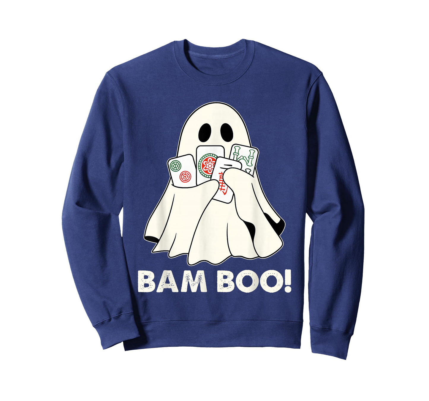 Bam Boo Halloween Ghost Mahjong Funny Costume Game Men Women T-Shirt