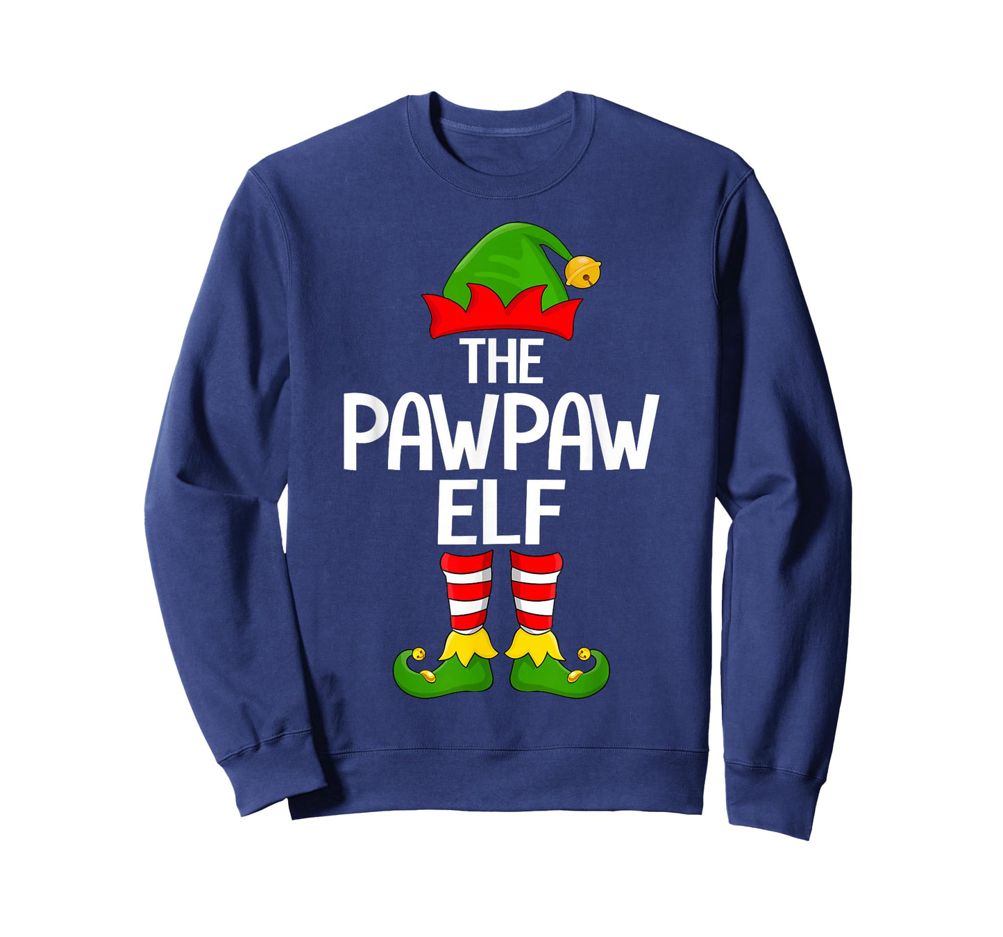 Pawpaw Elf Xmas Matching Family Elf Squad Christmas T-Shirt