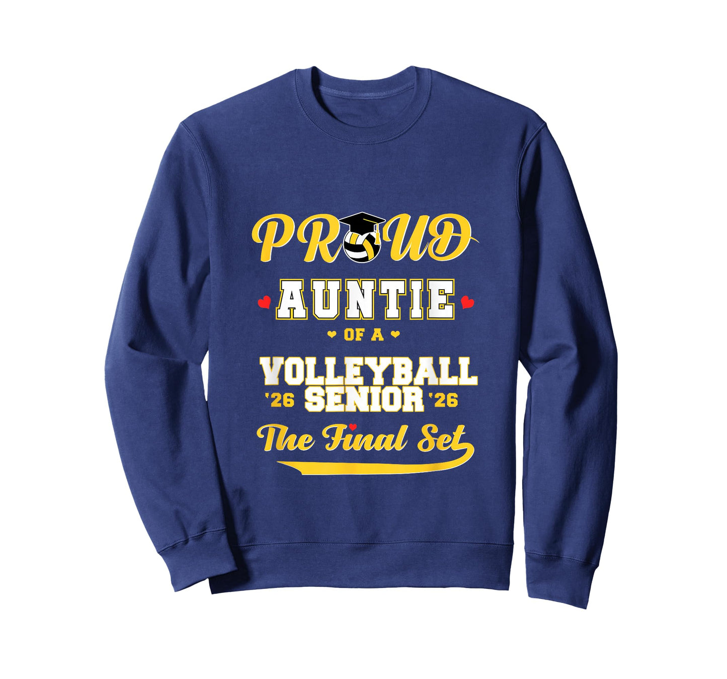 Cool Family '26 Graduation Volleyball Player Auntie T-Shirt
