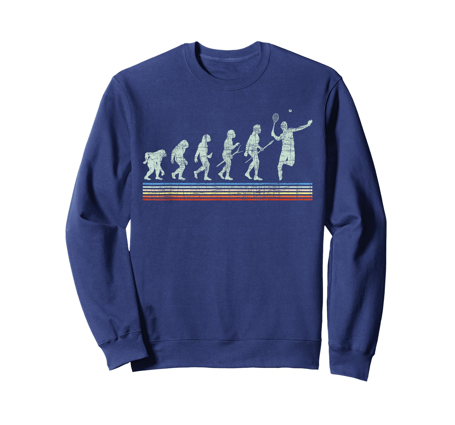Retro Tennis Player Evolution - Racket Game Sports Lover T-Shirt