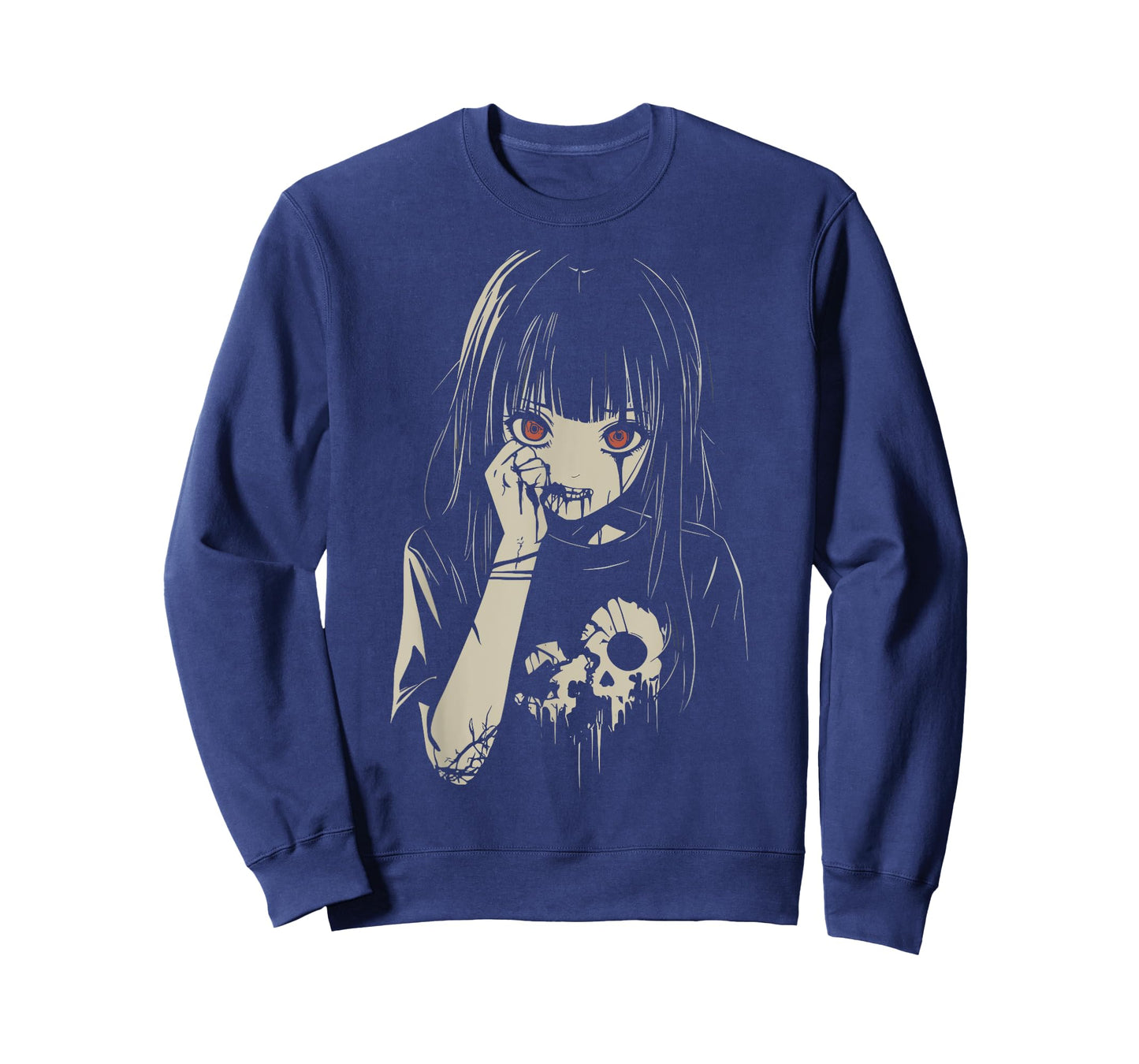 Anime Horror Girl Aesthetic Soft Grunge Waifu Japanese Girl T-Shirt