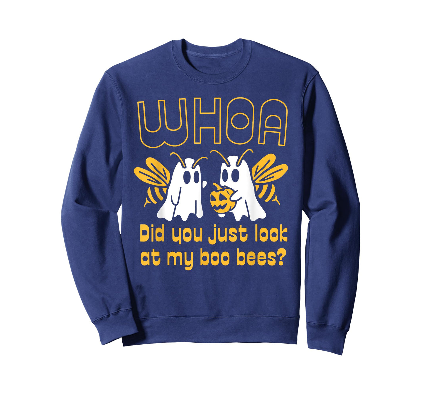 Cute Ghost Bee Pun Costume Tee Funny Boo Bees Halloween T-Shirt