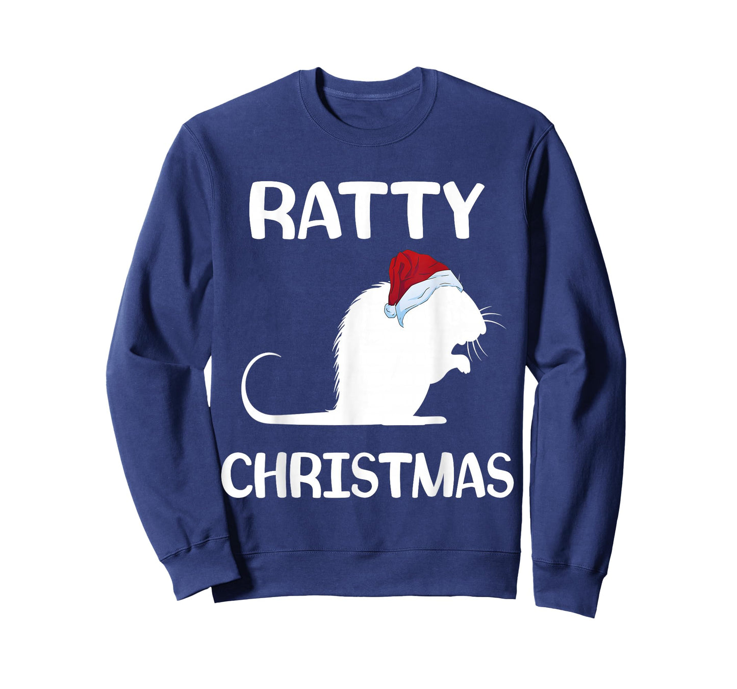 Ratty Christmas Santa Hat Rat Rodent Owner Mouse Rat Lover T-Shirt