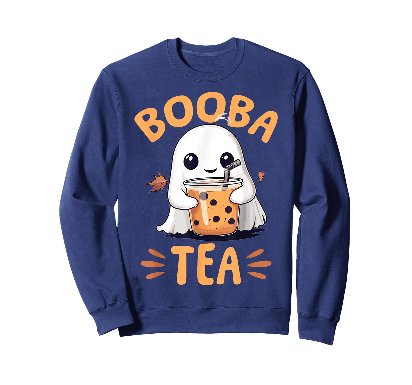 Funny Halloween Ghost Bubble Tea Booba Tea T-Shirt