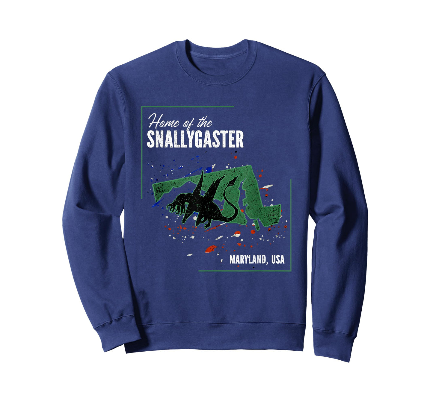 Cryptids in Maryland - The SnallyGaster T-Shirt - Unisex Adult - Black - Small - Short Sleeve - Classic Fit - Cotton - Cryptozoology Enthusiasts, Folklore Lovers, Monster Fans