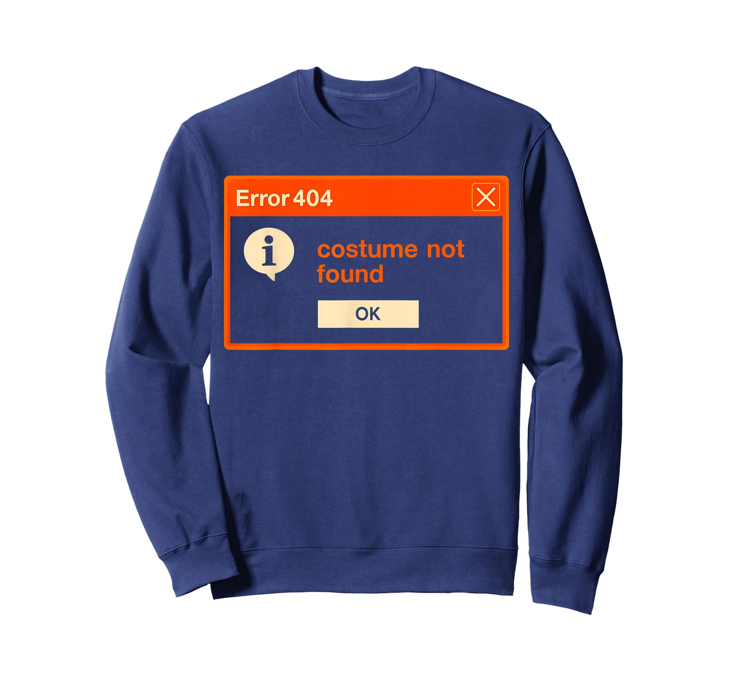 Error 404 Costume Not Found Funny Programmer Halloween T-Shirt