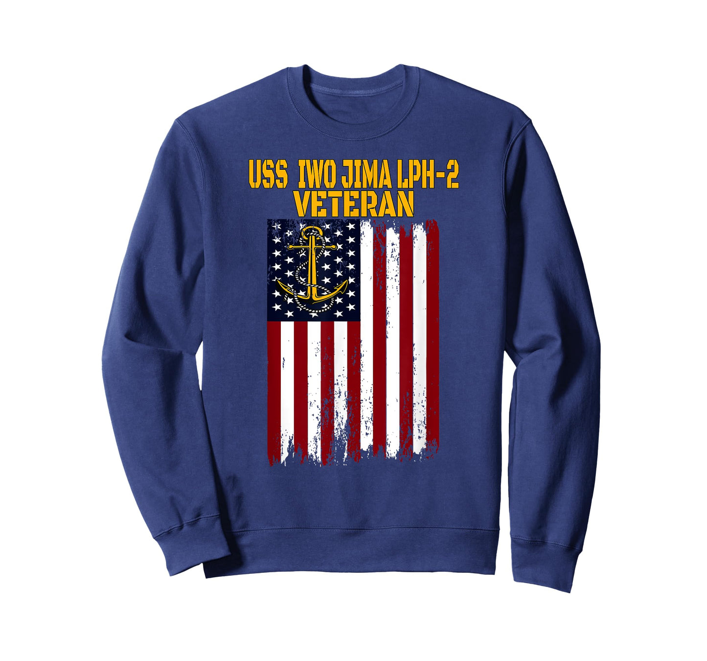 USS Iwo Jima LPH-2 Amphibious Ship Helicopter Carrier T-Shirt