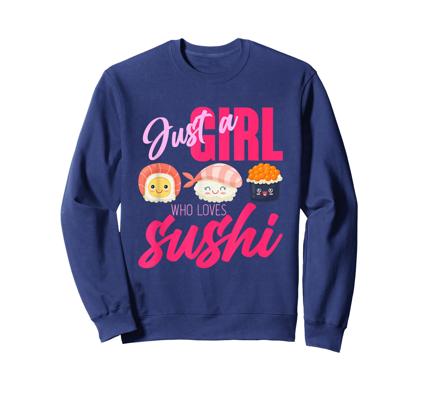 Women Girls Gift Japanese Food Just A Girl Who Loves Sushi T-Shirt
