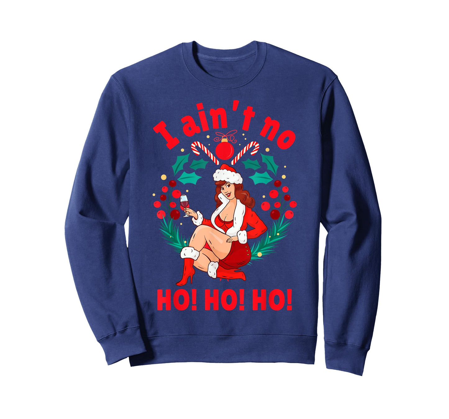 Womens I Aint no Ho Ho Ho Shirt I Ain't no Ho Ho Ho T-Shirt