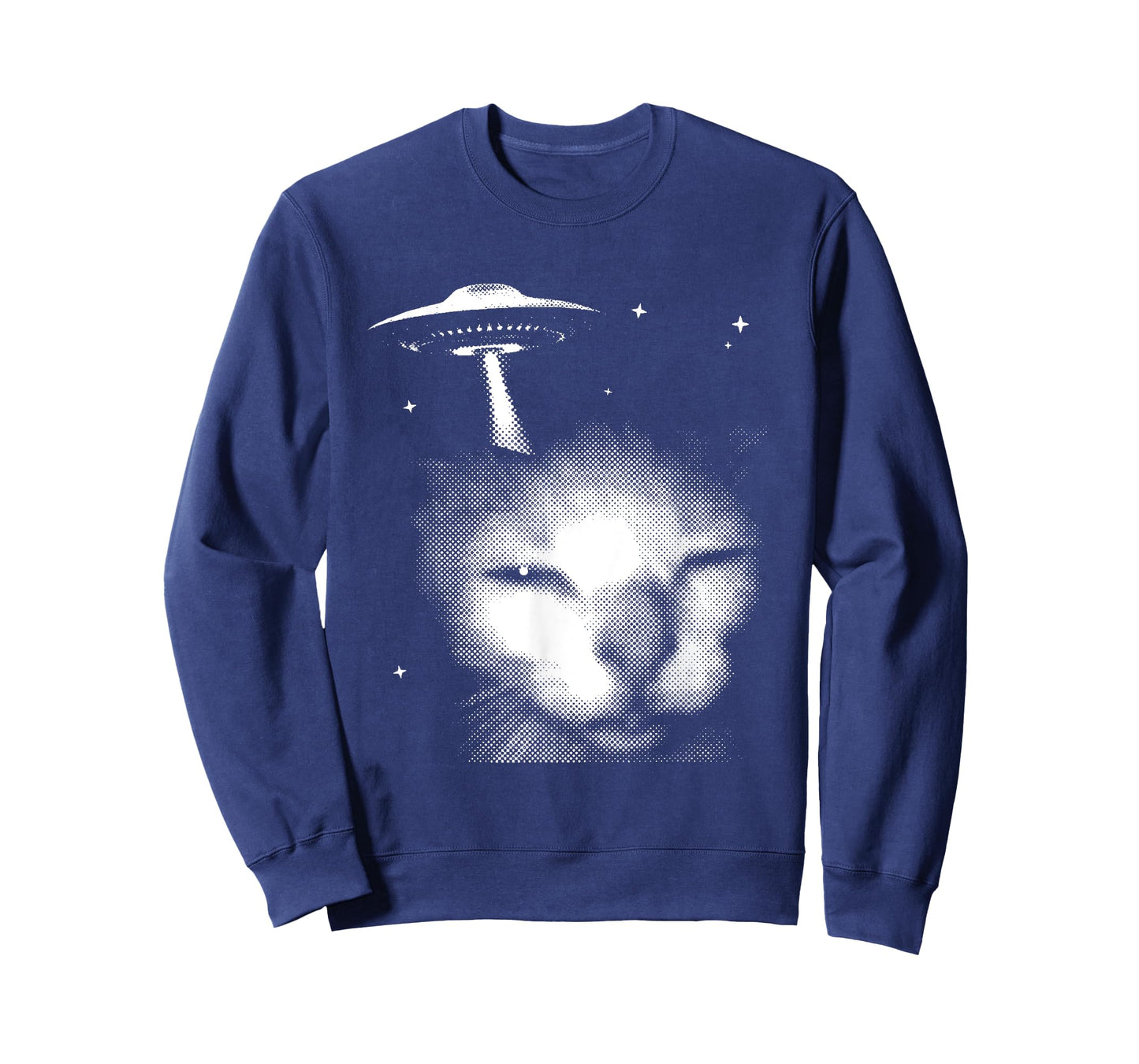 Y2k Alien UFO Cat Vintage 90s Retro Silly Cats Cat Lover T-Shirt