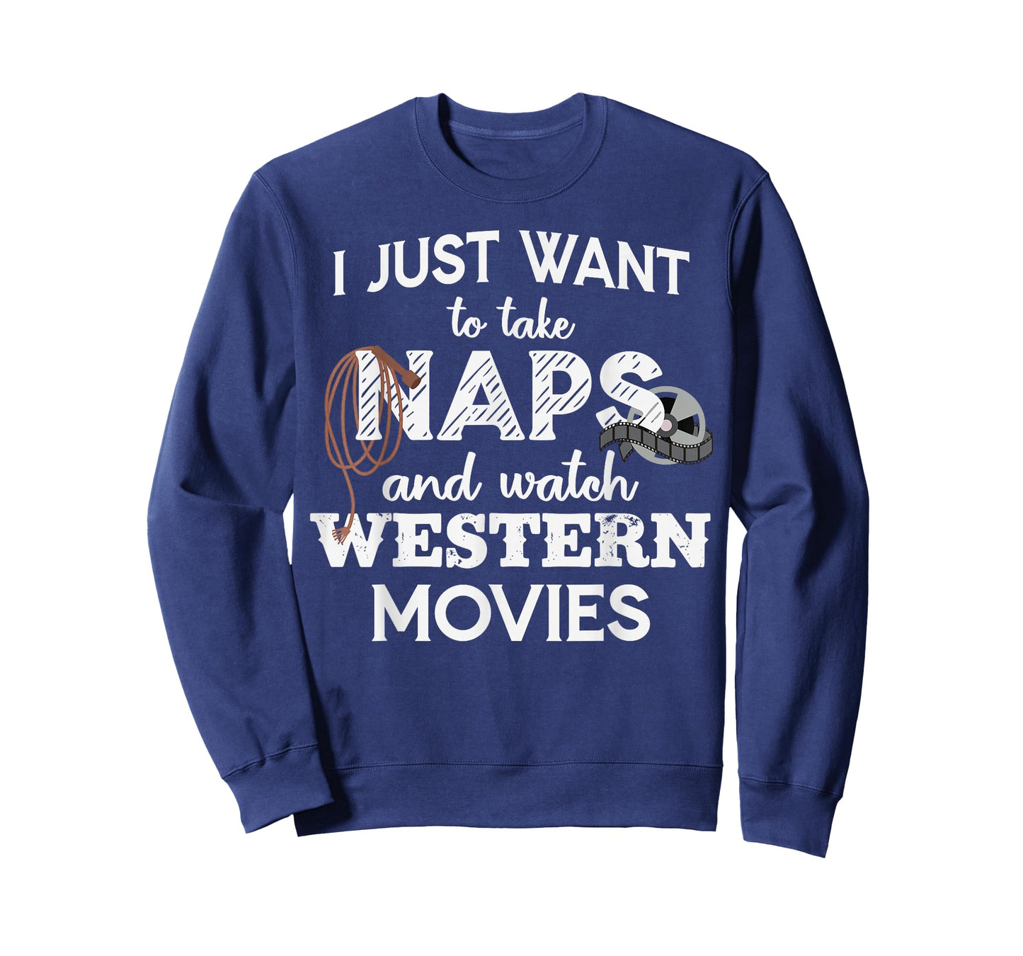 Funny Movie Lover Humor Take Naps And Watch Western Movies T-Shirt