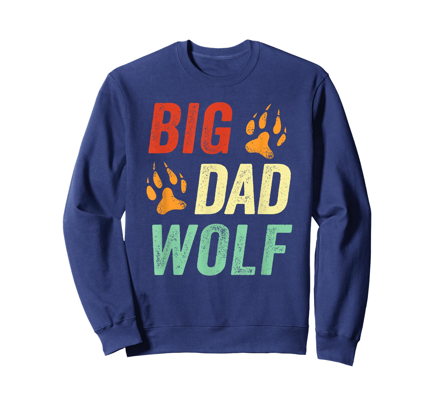 Dad Halloween Shirt Men Daddy Halloween Costume Big Dad Wolf T-Shirt