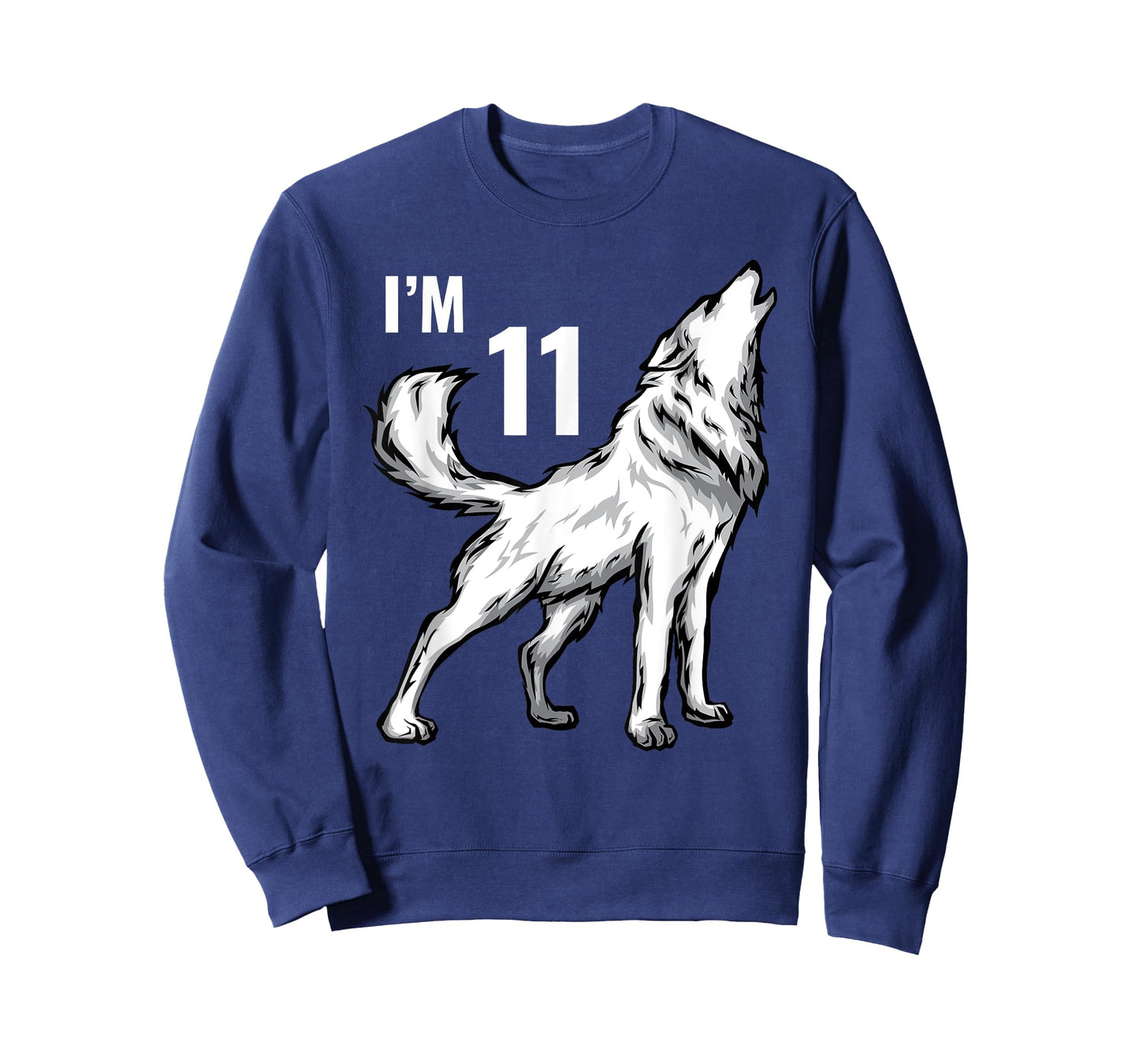 11th Birthday 11 Years Wolf Cub Howling Wolf Pack Wildlife T-Shirt