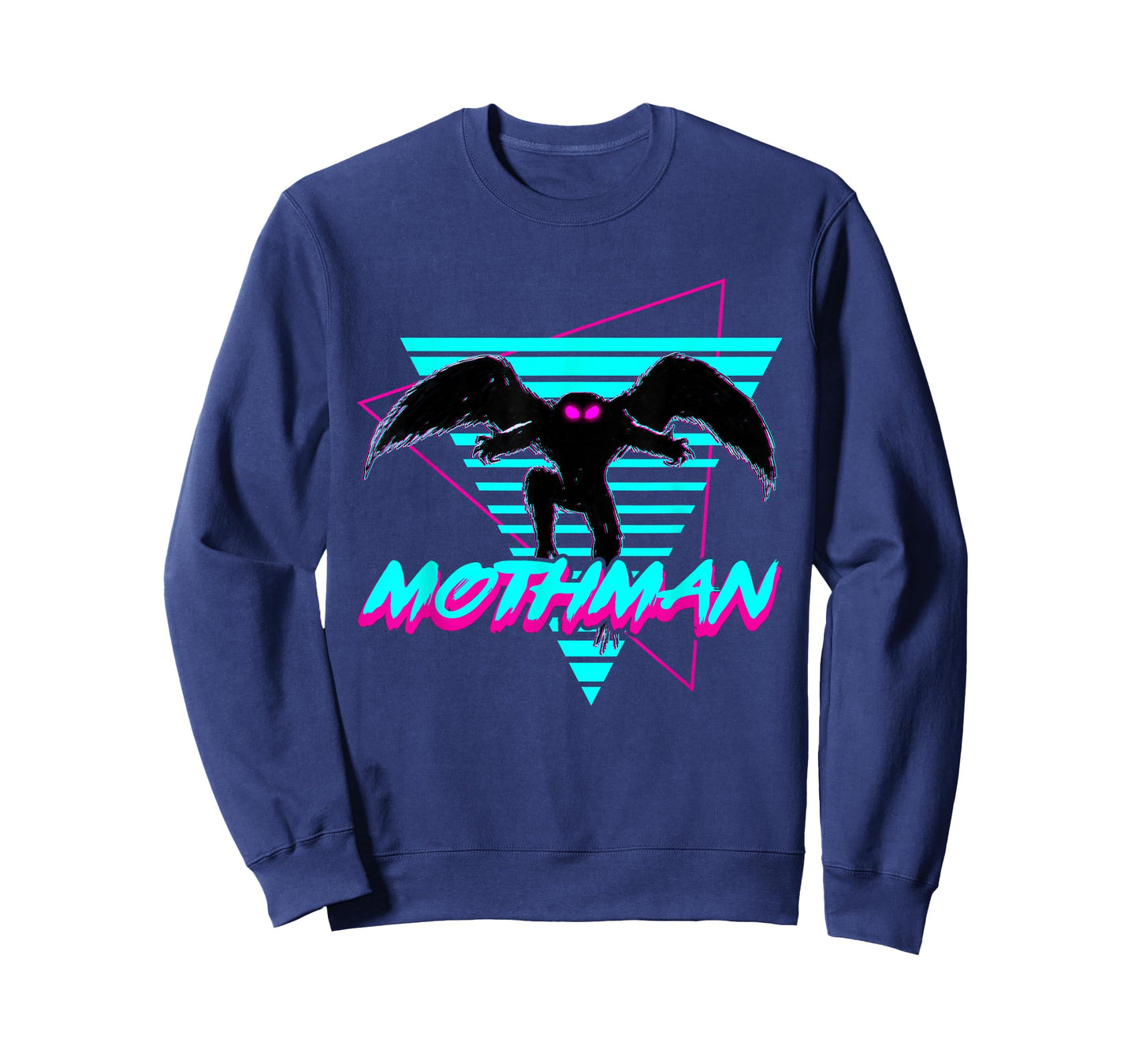 Mothman Cryptid Cryptozoology Retro T-Shirt
