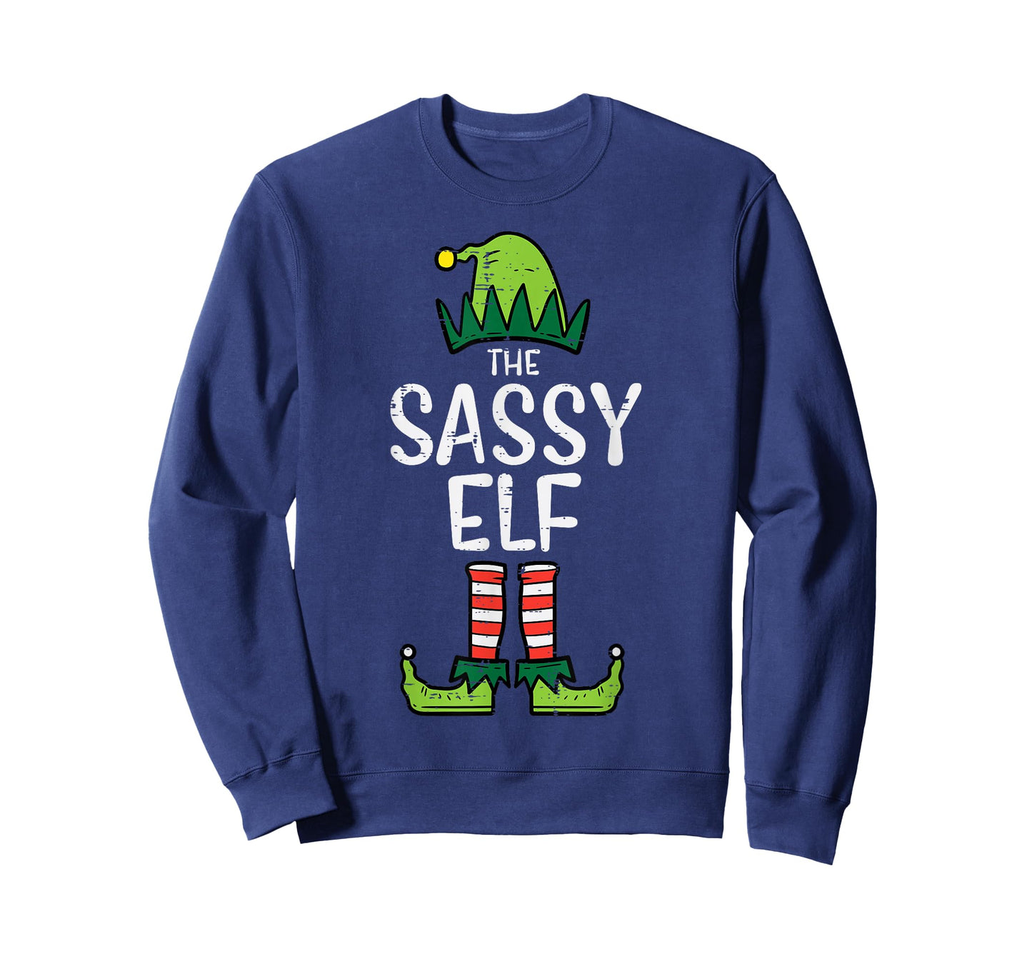Sassy Elf Xmas Matching Christmas For Family T-Shirt