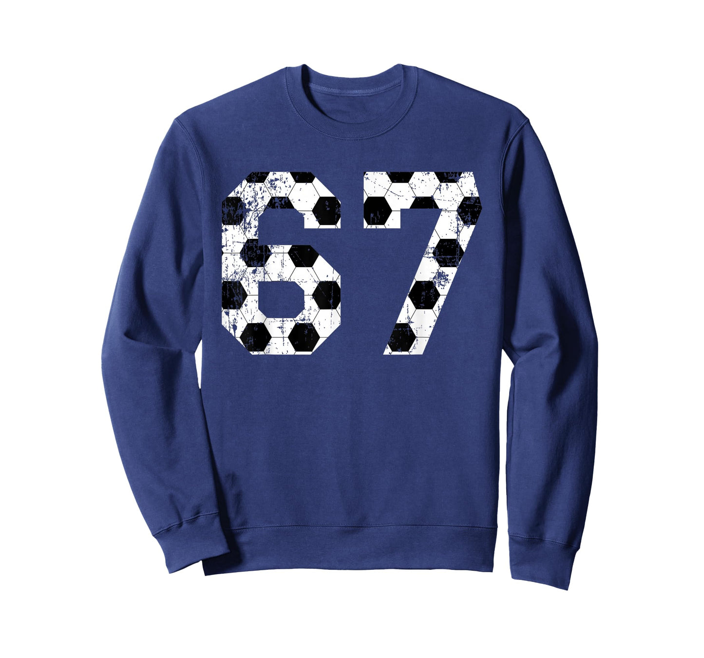 Vintage Soccer 67 Jersey Number T-Shirt
