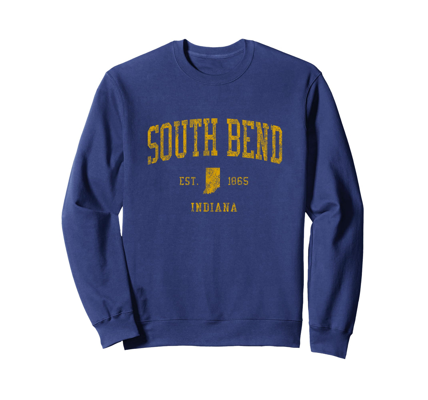 South Bend Indiana IN Vintage Athletic Sports Design Tee T-Shirt