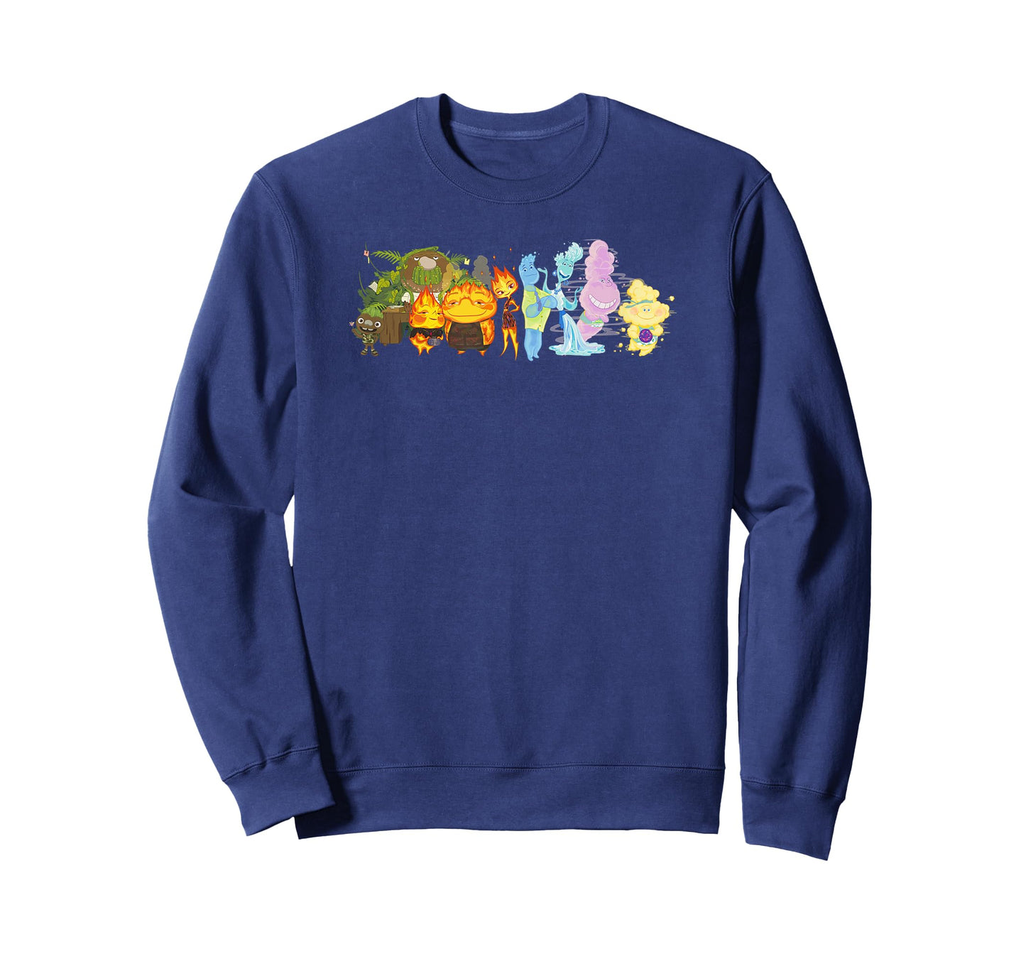 Disney Pixar Elemental All Four Elements Cast Group Shot T-Shirt