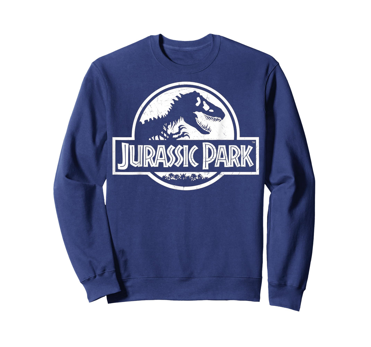 Jurassic Park White Simple Logo T-Shirt