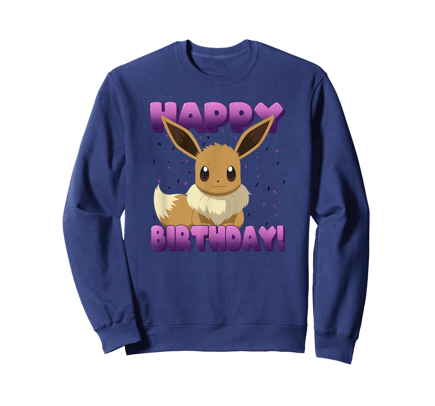 Pokémon Birthday Eevee Big Face Happy Birthday T-Shirt