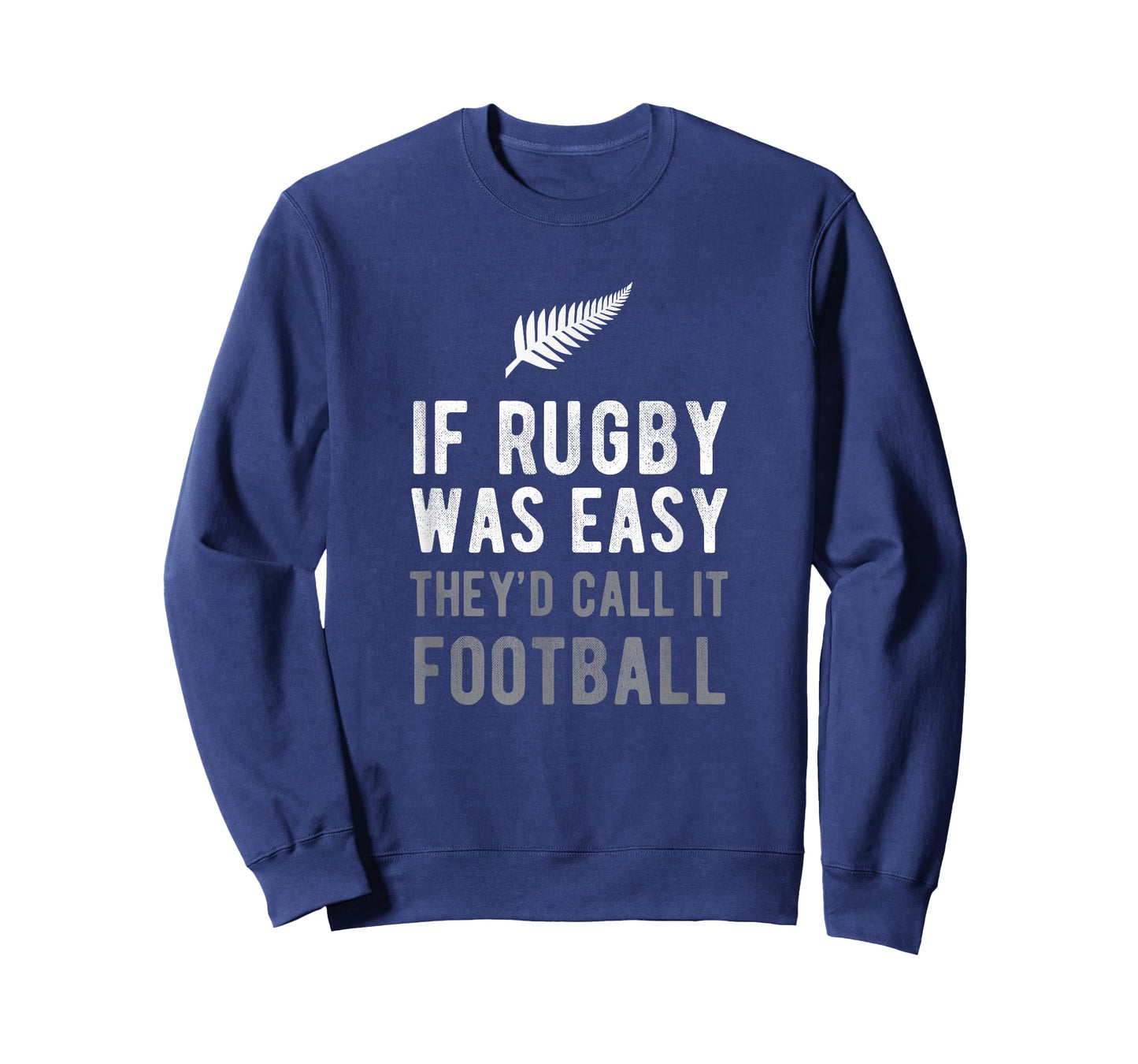 Funny New Zealand Rugby NZ Silver Fern Football Gift T-Shirt