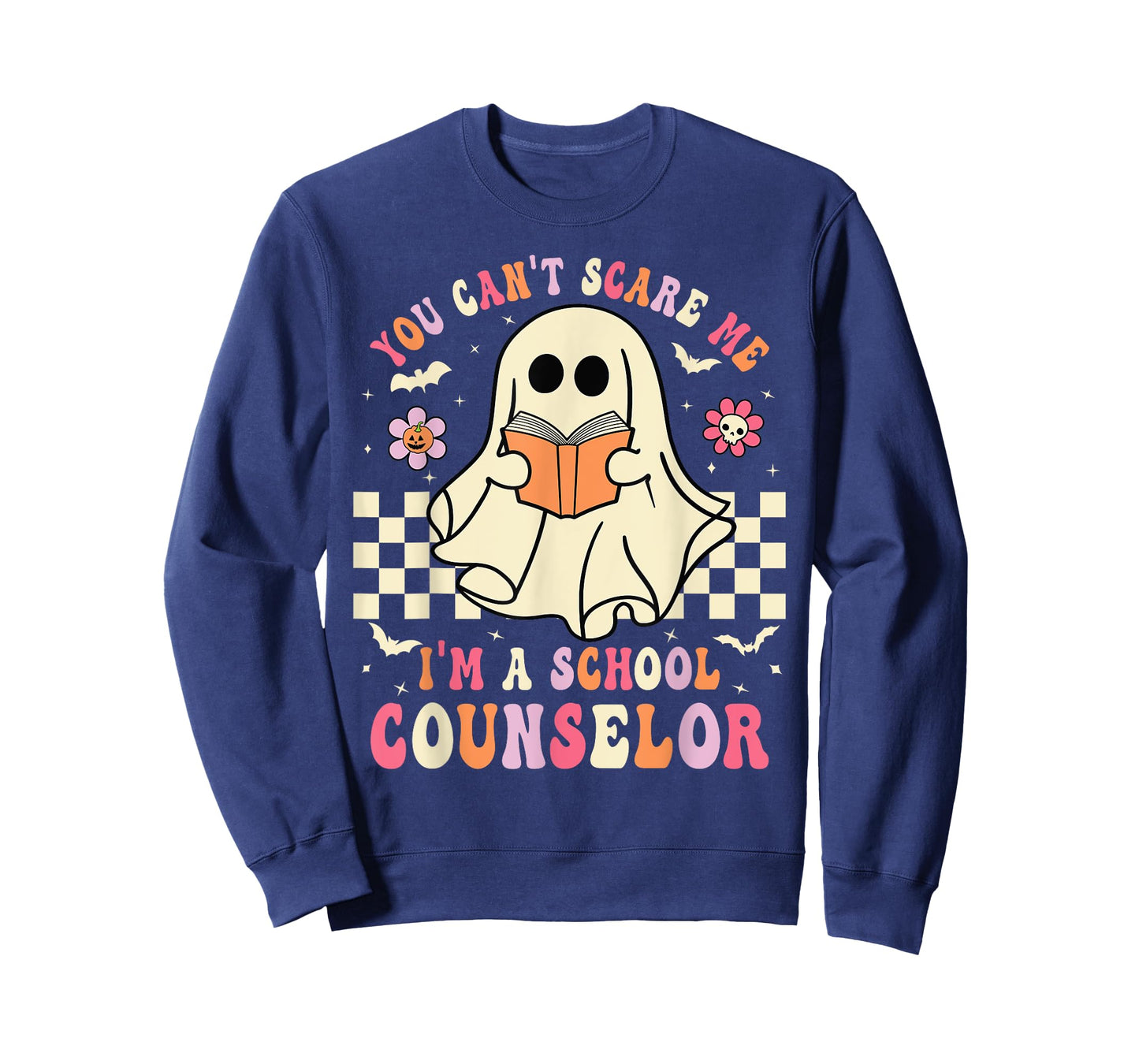 You Can't Scare Me I'm A School Counselor Halloween Spooky T-Shirt