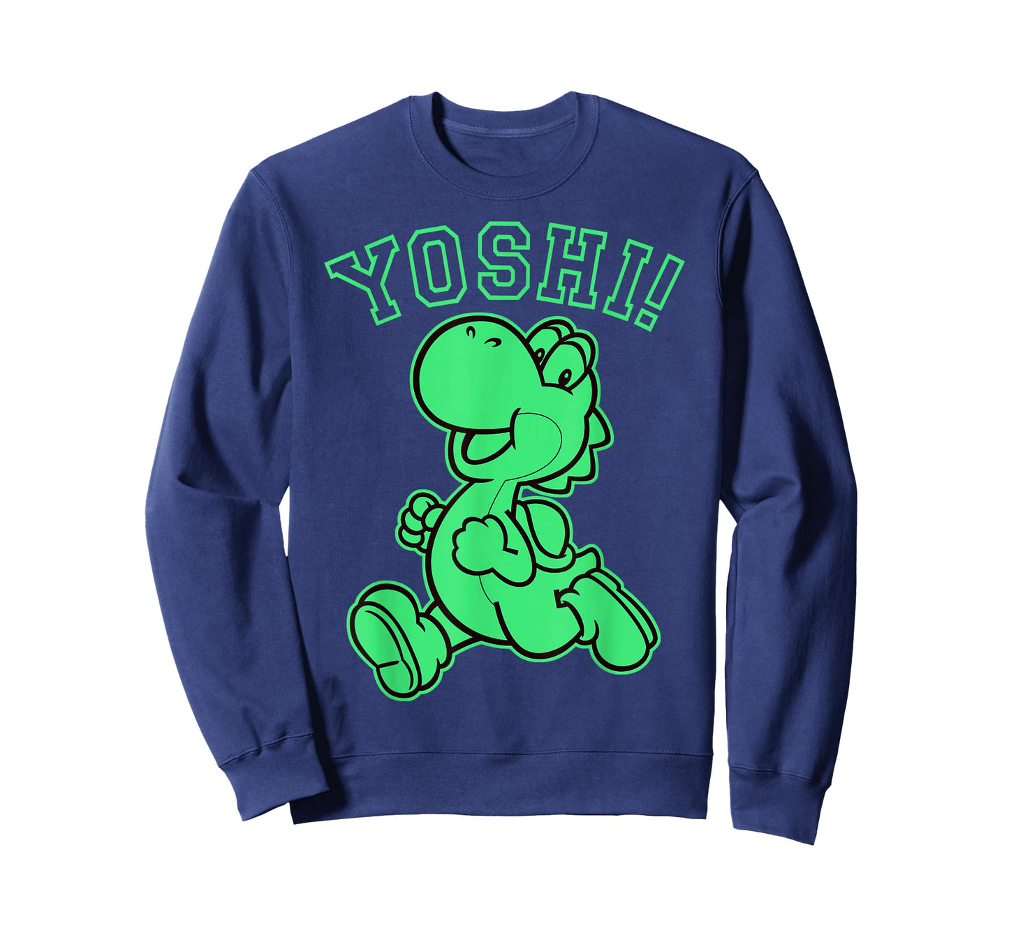 Super Mario Yoshi Green Run Classic Graphic T-Shirt T-Shirt