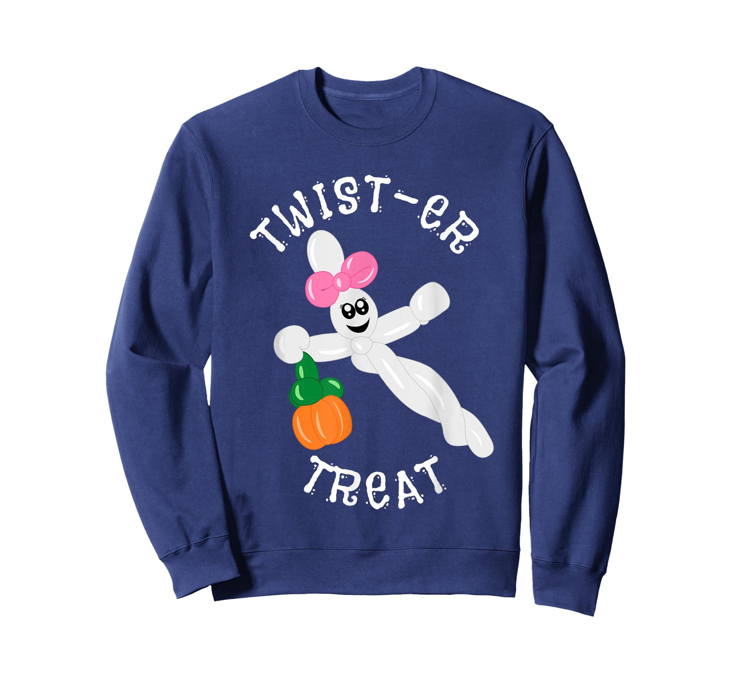 Balloon Animal Twister Treat Halloween Ghost Pumpkin T-Shirt