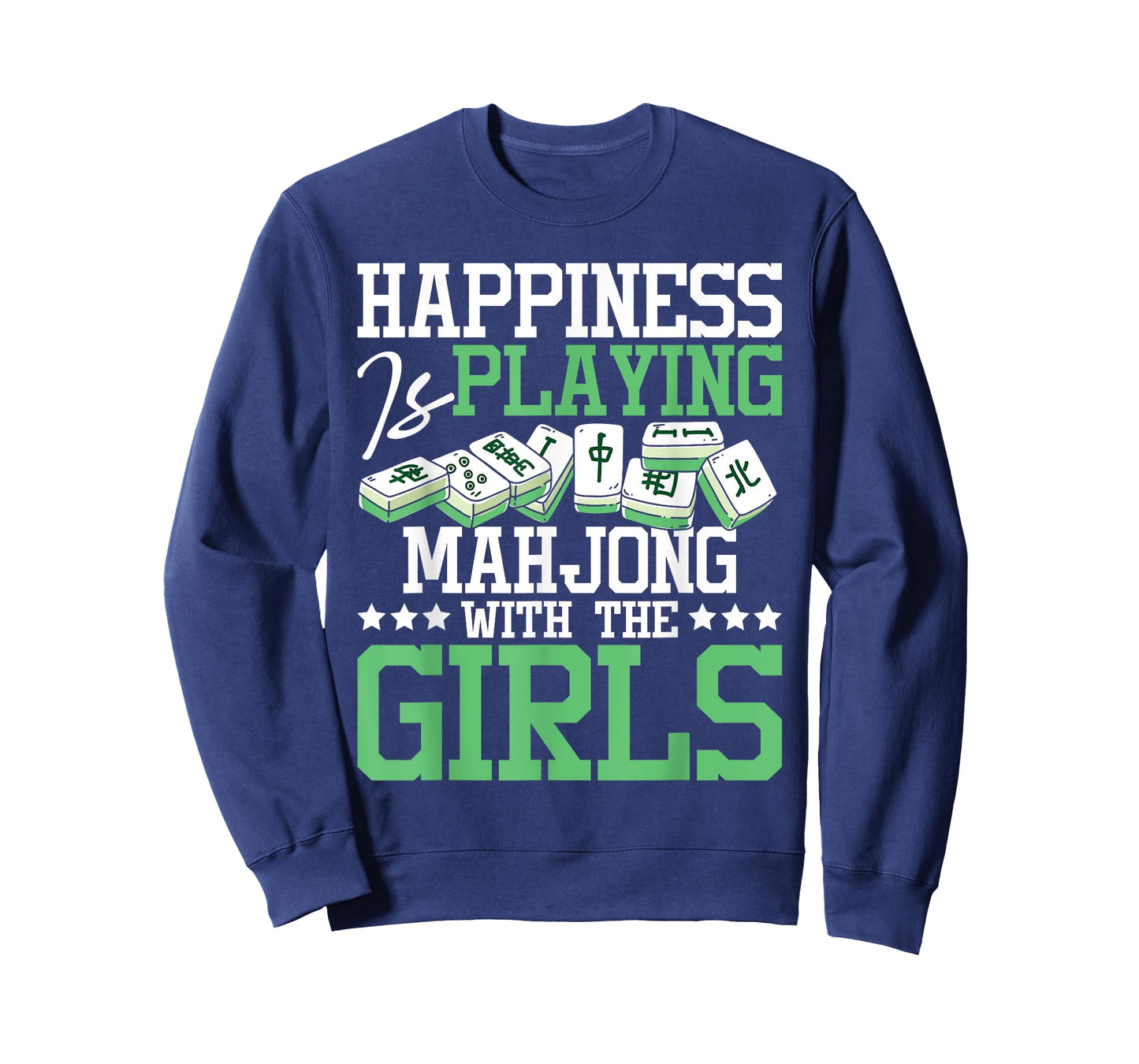 Happiness Is Playing Mahjong - Casino Player Tiles Gambling T-Shirt