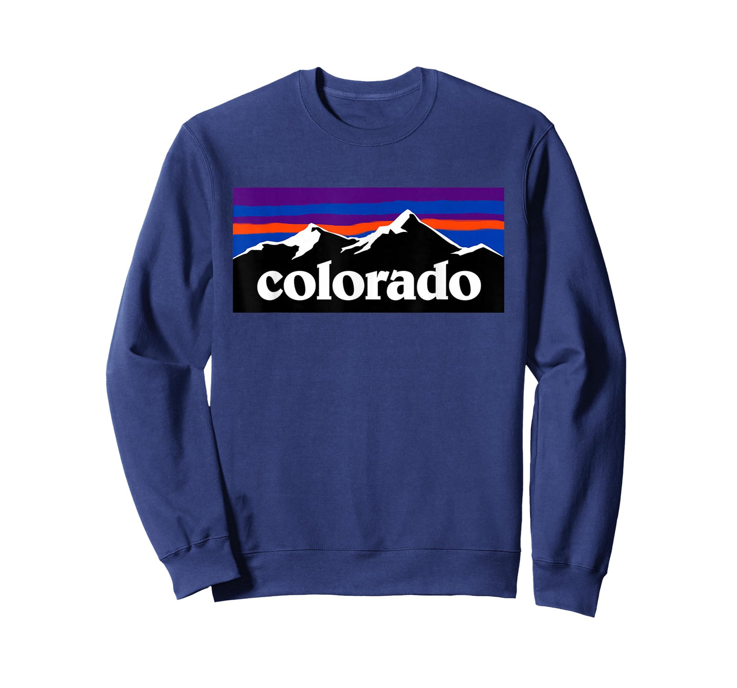 Colorado Mountains Sunset - Retro Outdoor Adventure T-Shirt