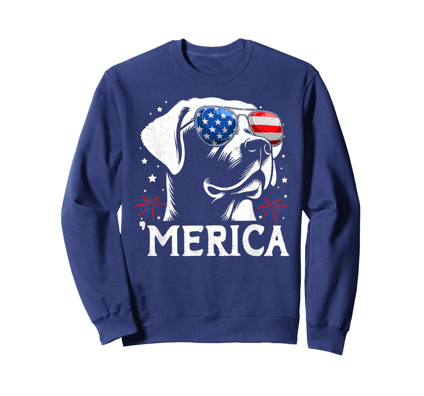 Labrador Retriever 4th of July Merica Patriotic Dog Tee Men Women Kids T-Shirt