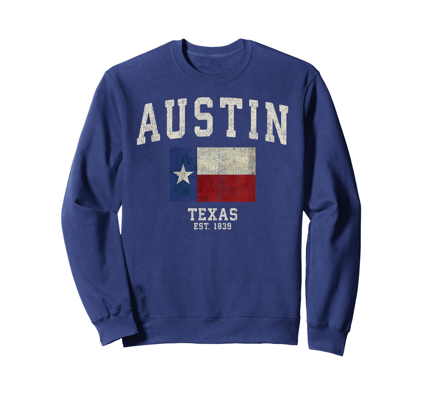 Distressed Austin Texas State Flag T-Shirt